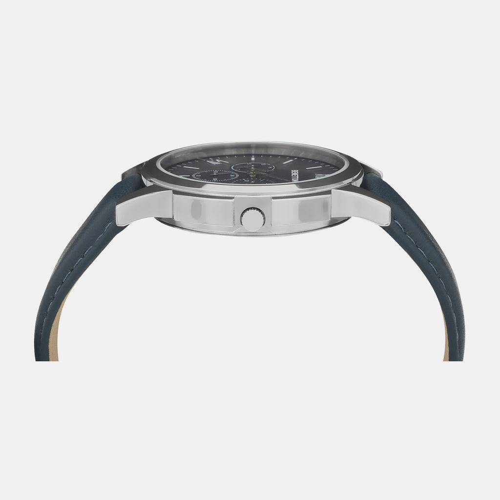 UCB Leather Blue watch