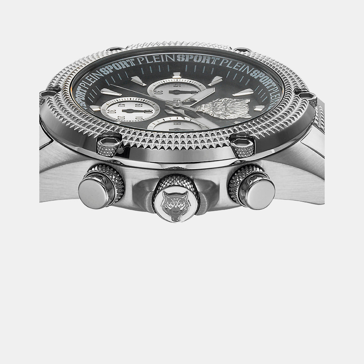 Plein Sports Men Round Black watch