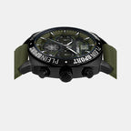 Plein Sports Men Round Green watch