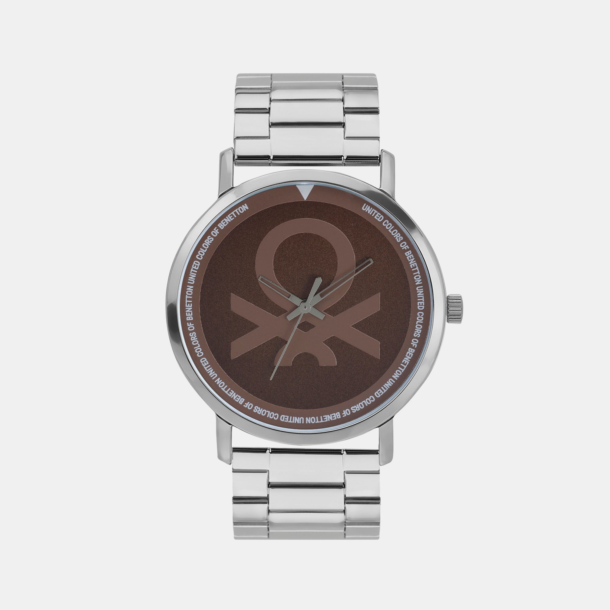UCB Round Brown Analog watch