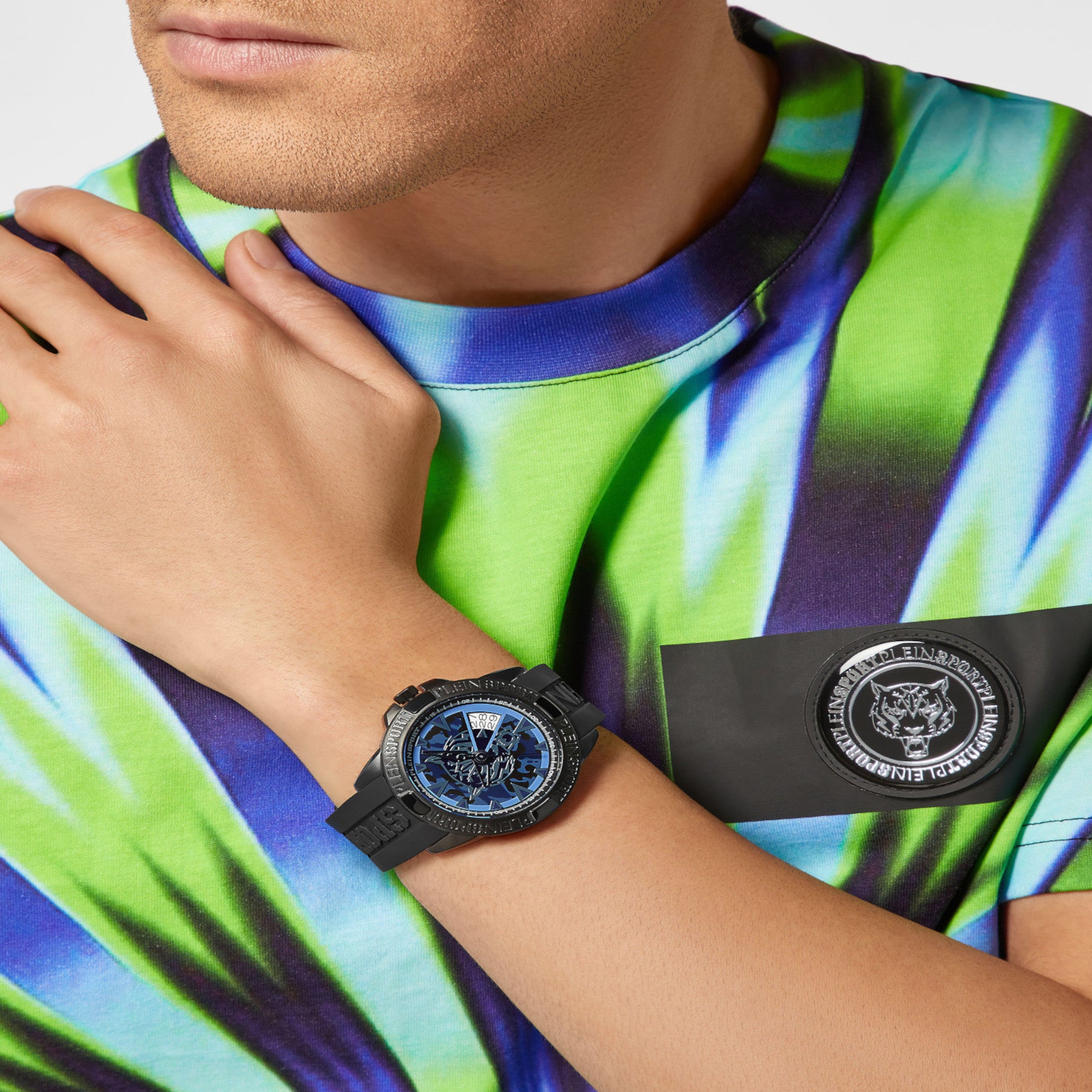 Plein Sports Stainless Steel Round watch