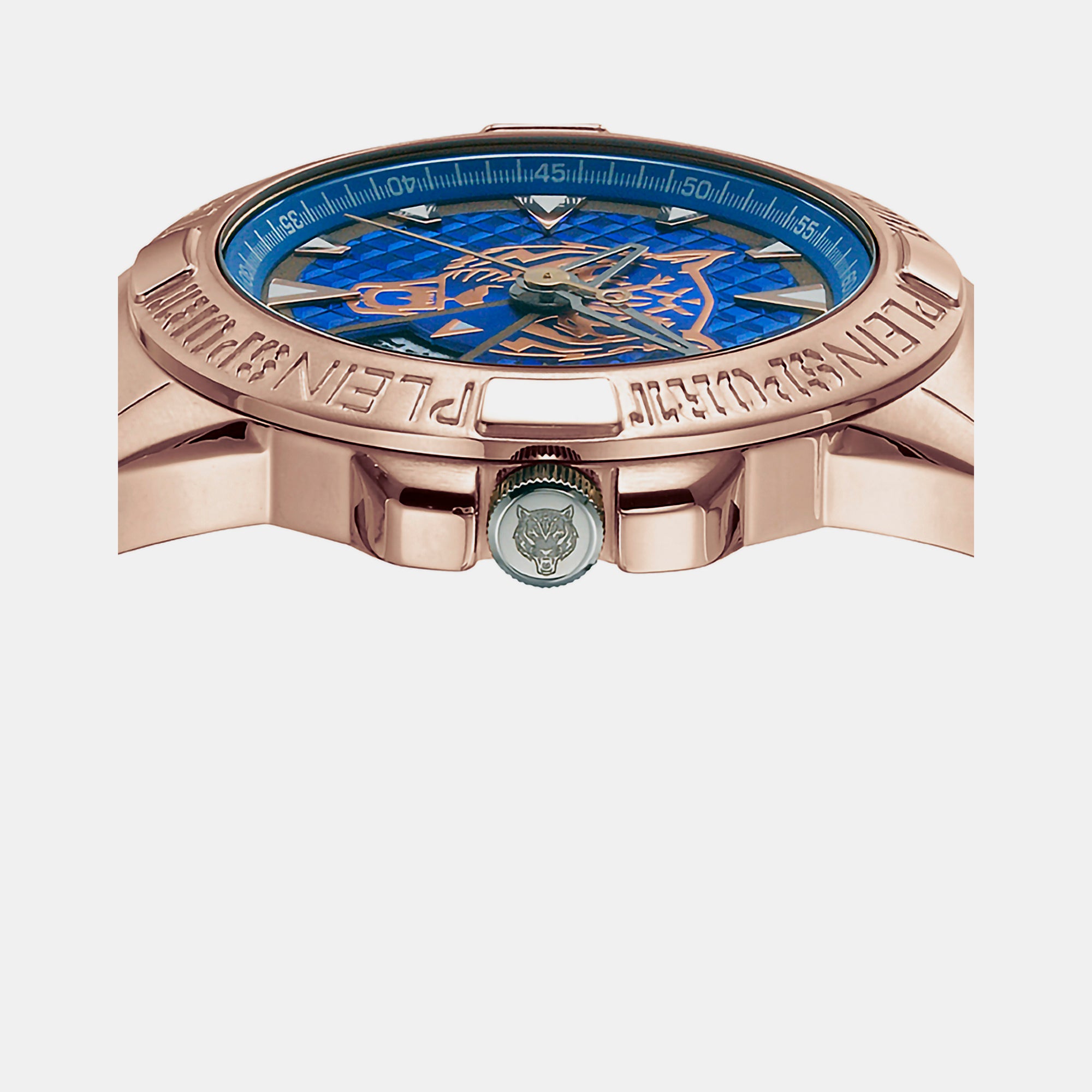 Plein Sports Men Round Blue watch