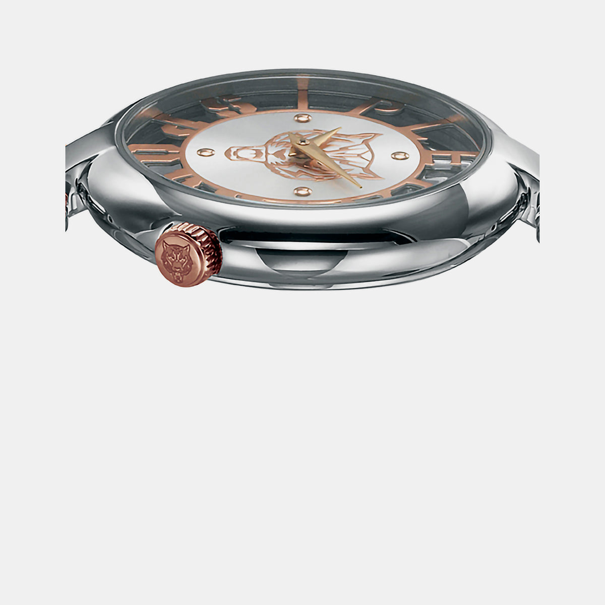 Plein Sports Women Round Silver watch