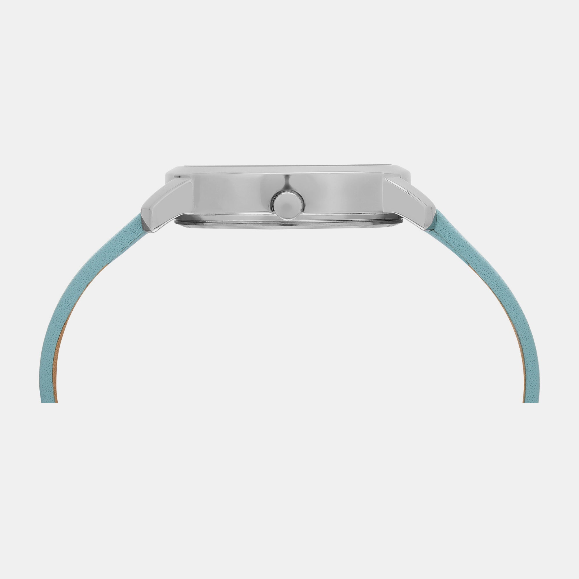 UCB Women Round Blue watch