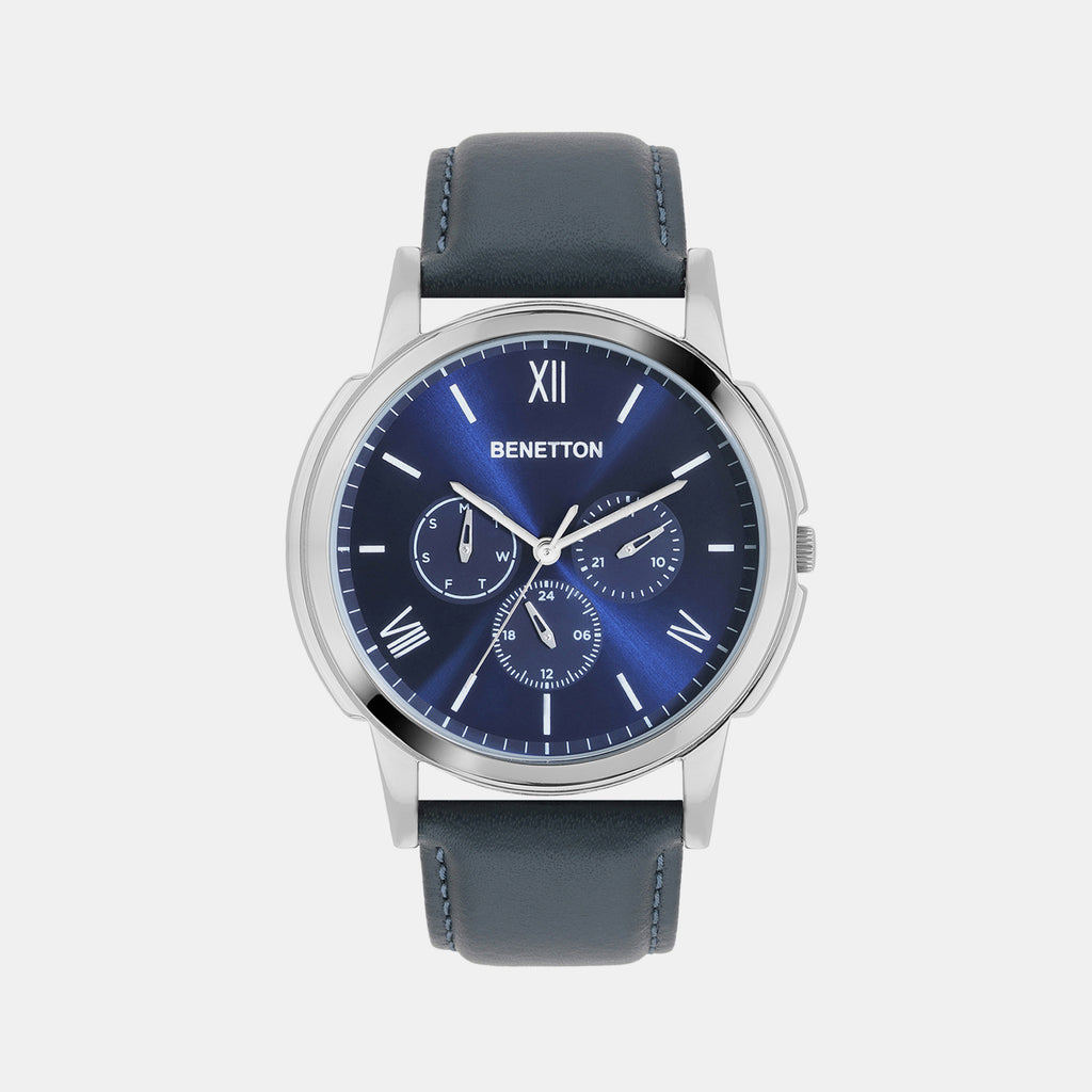 UCB Round Blue Analog watch