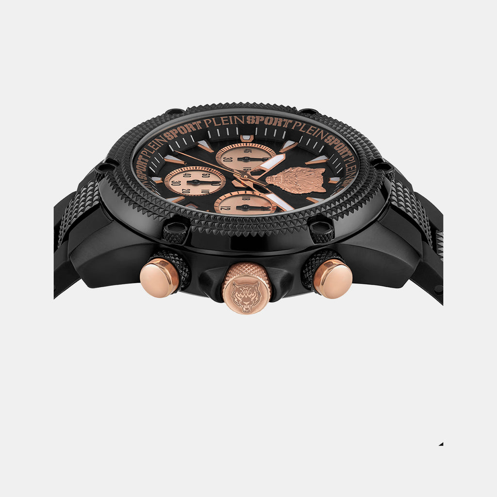 Plein Sports Men Round Black watch