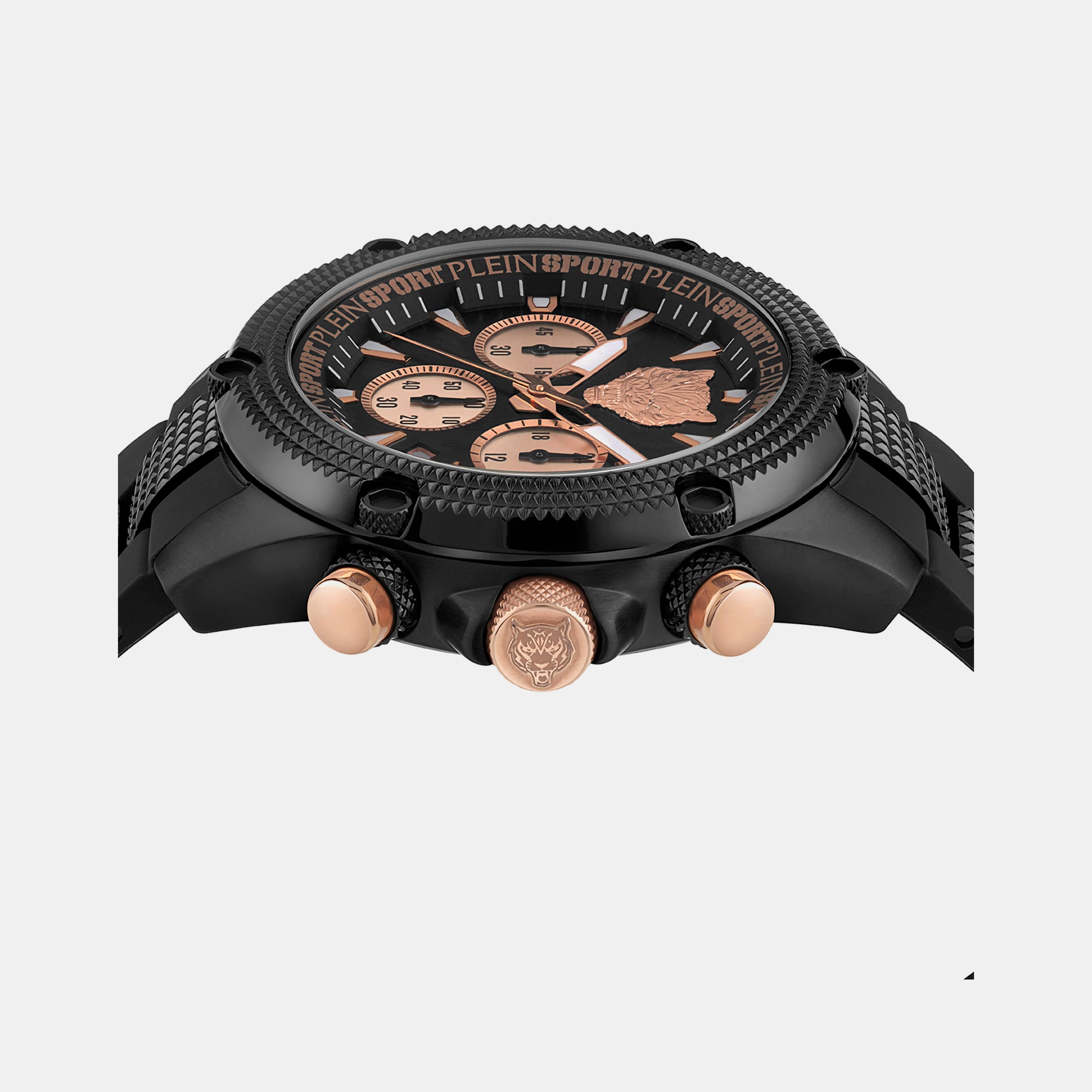 Plein Sports Men Round Black watch