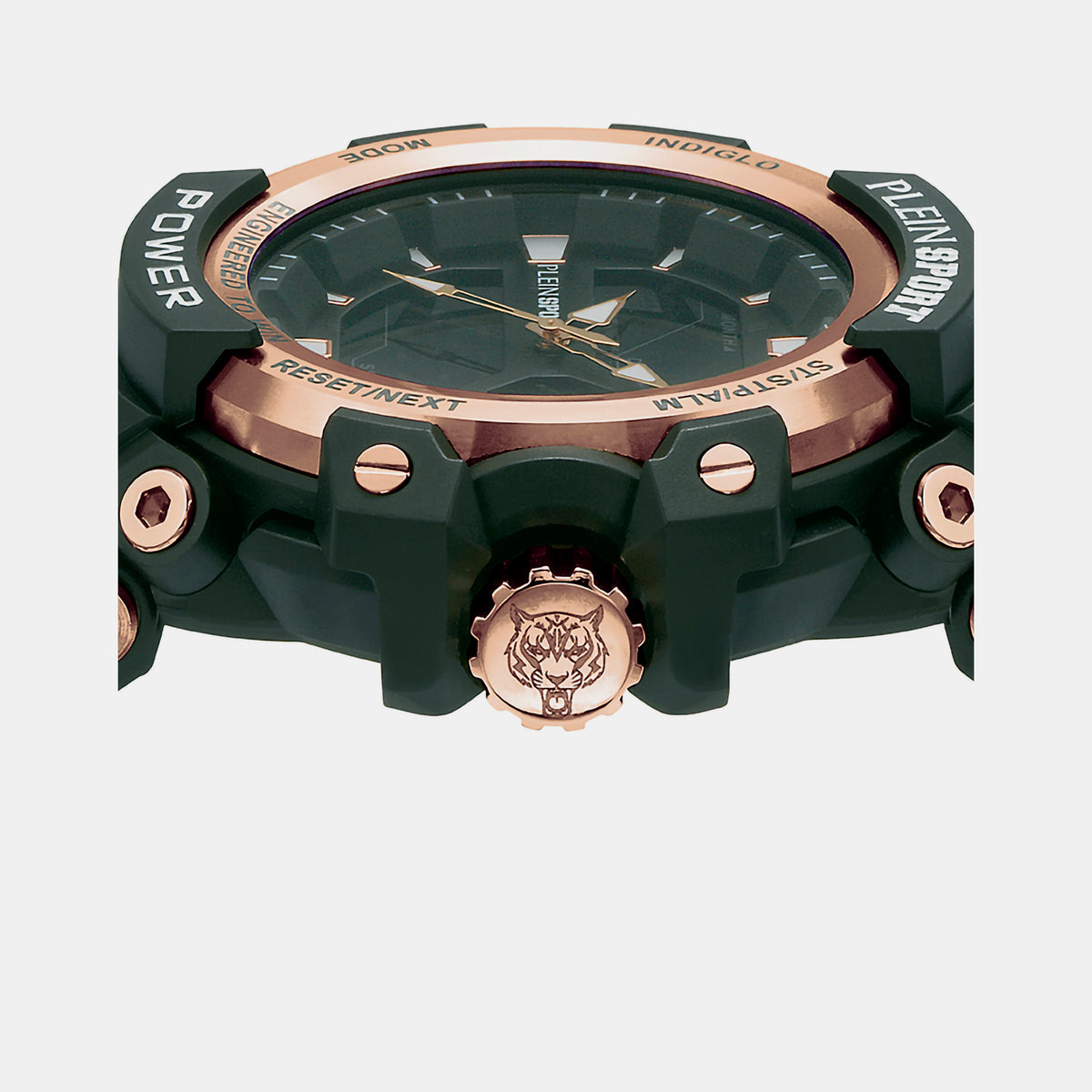 Plein Sports Men Round Black watch