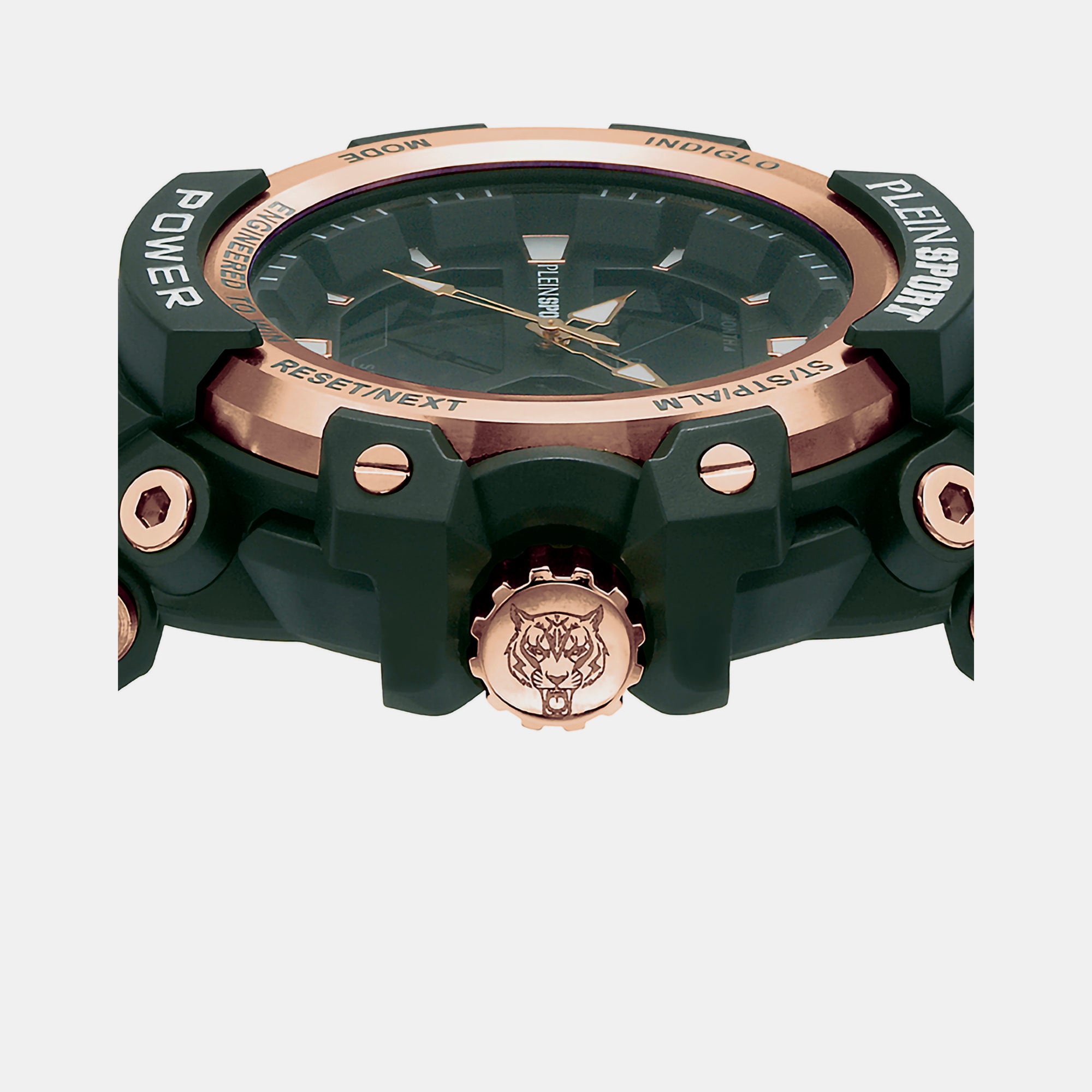 Plein Sports Men Round Black watch