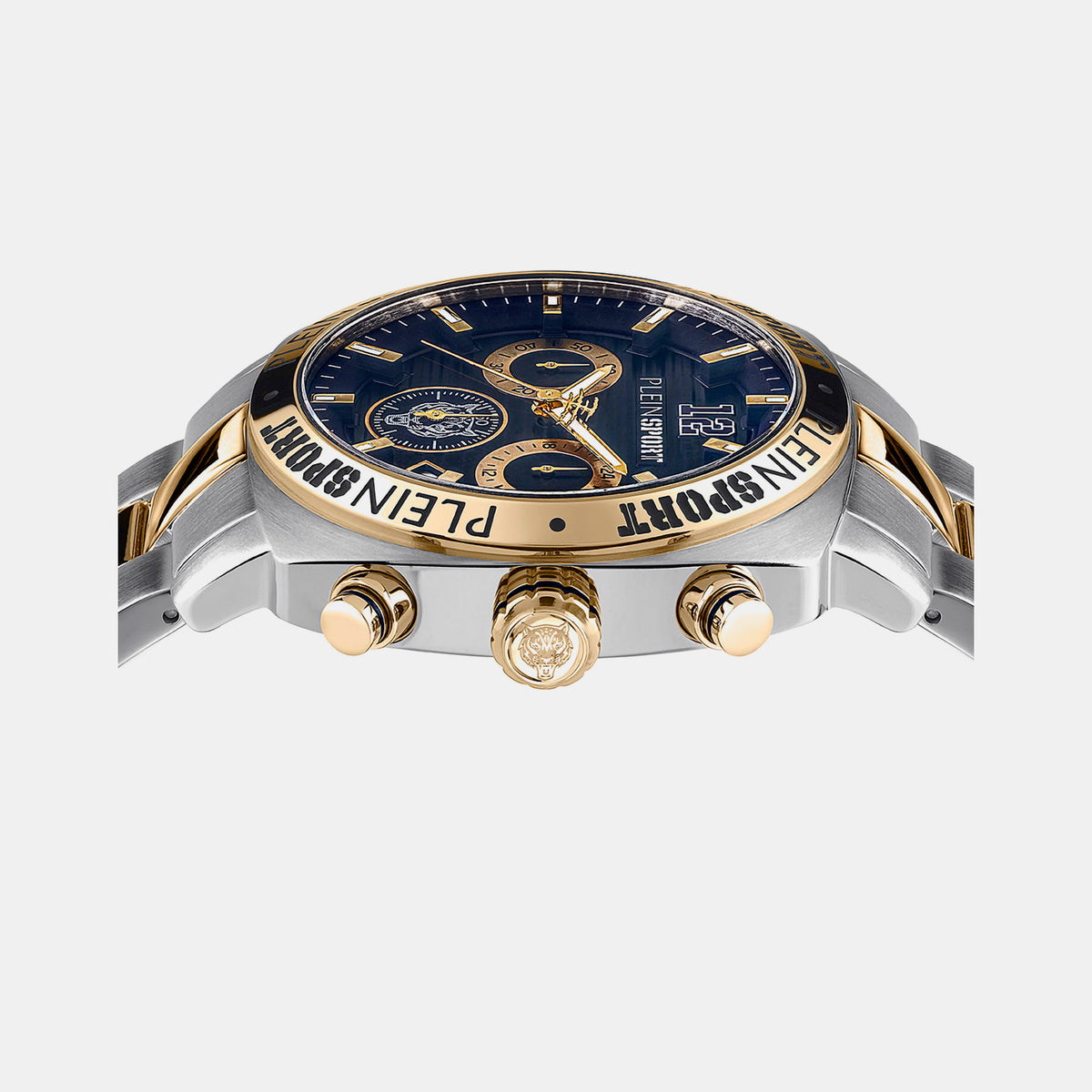 Plein Sports Men Round Blue watch