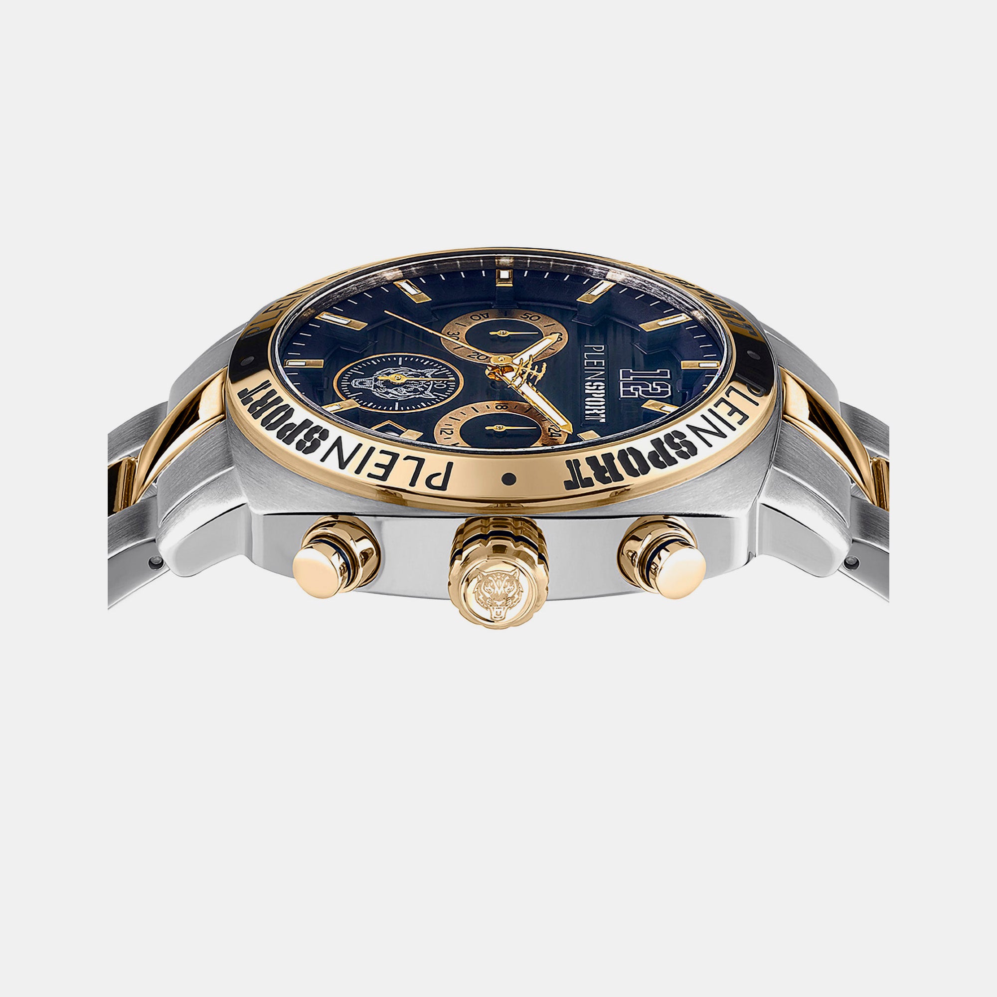 Plein Sports Men Round Blue watch