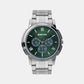 Iconic Green Male Multifunction Analog Stainless Steel Watch UWUCG0807