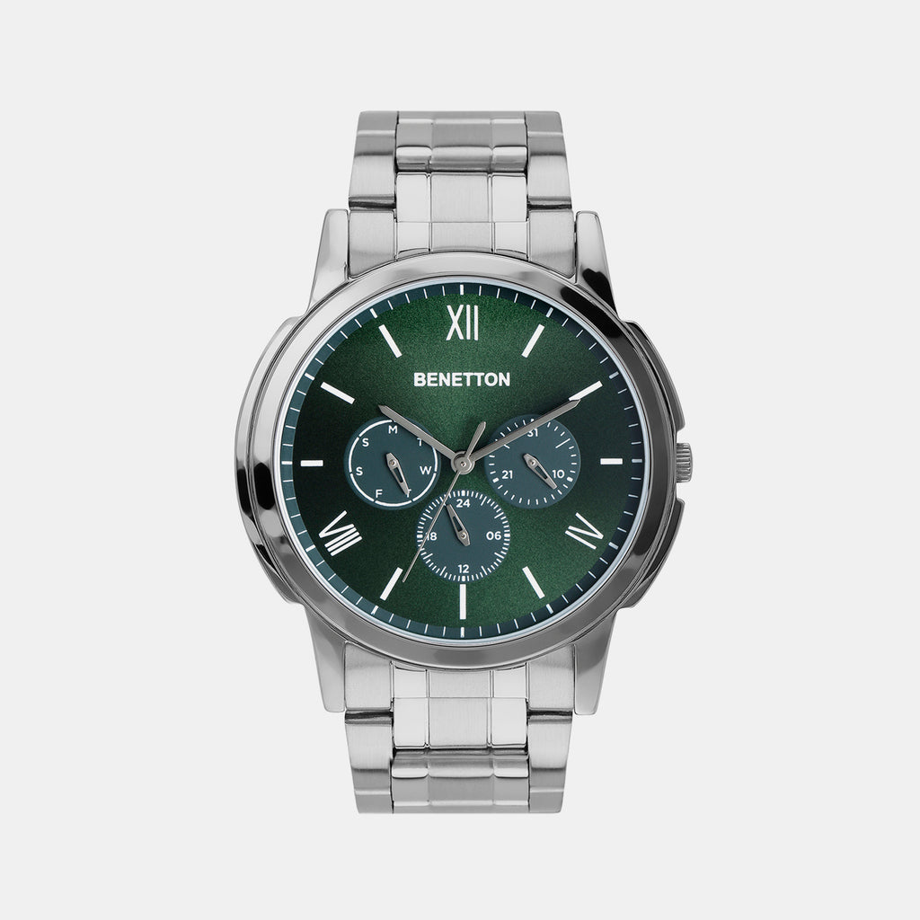 UCB Round Green Analog watch