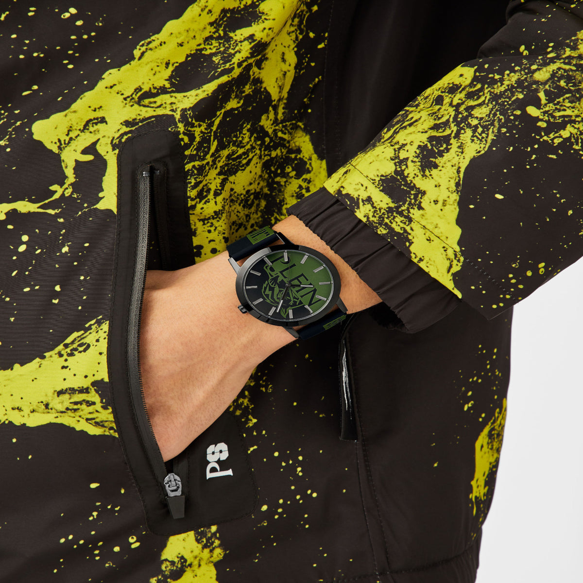Plein Sports Stainless Steel Round watch