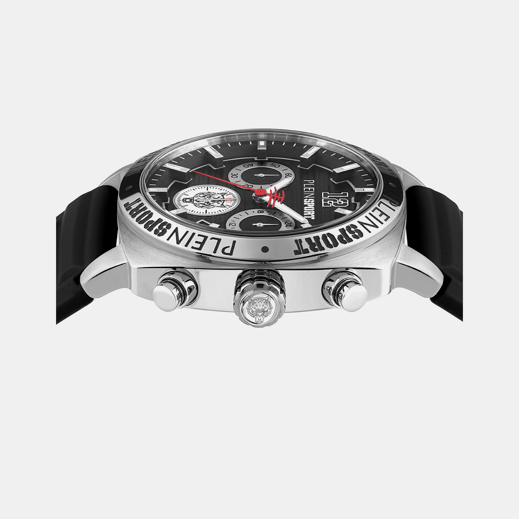 Plein Sports Men Round Black watch