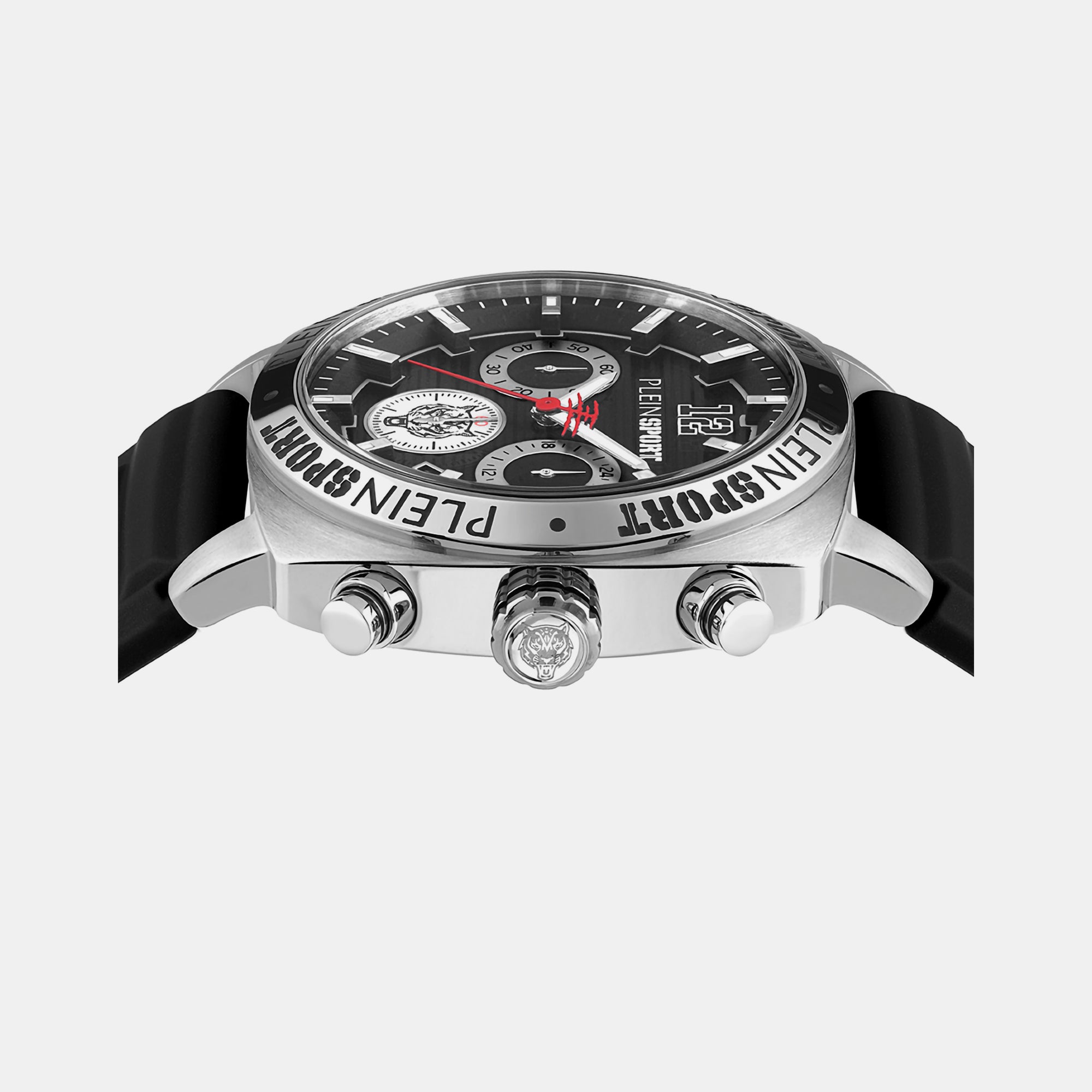 Plein Sports Men Round Black watch