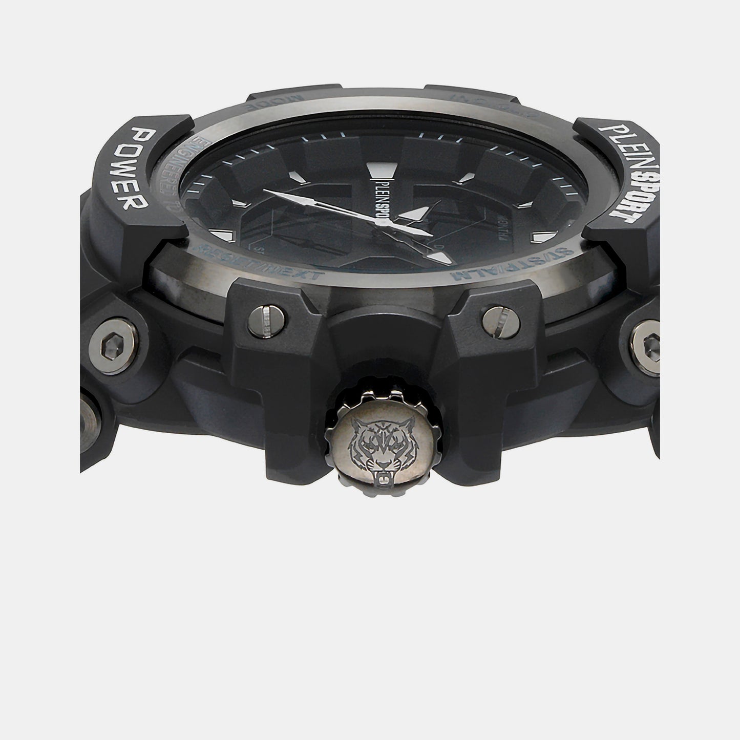 Combat Men Black Analog-Digital Silicon Watch PSNBA0123