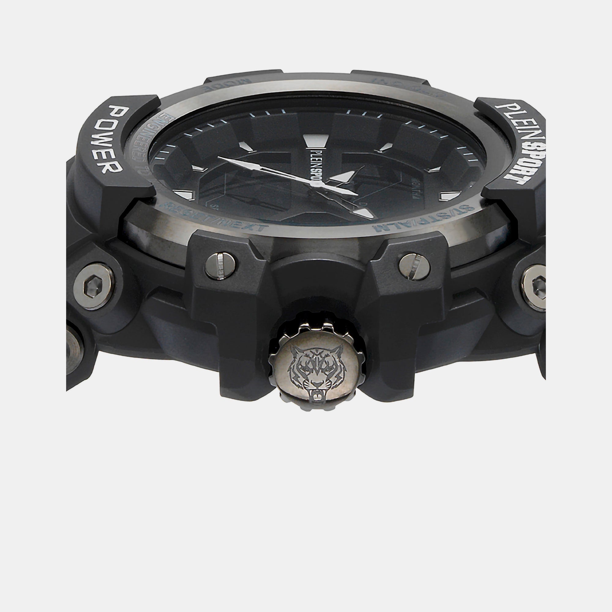 Plein Sports Men Round Black watch
