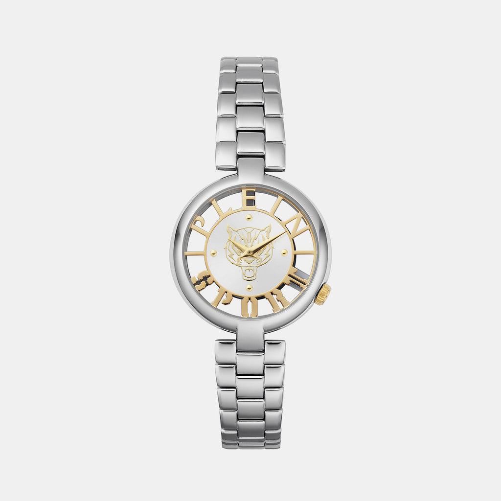 Plein Sports Round Silver Analog watch