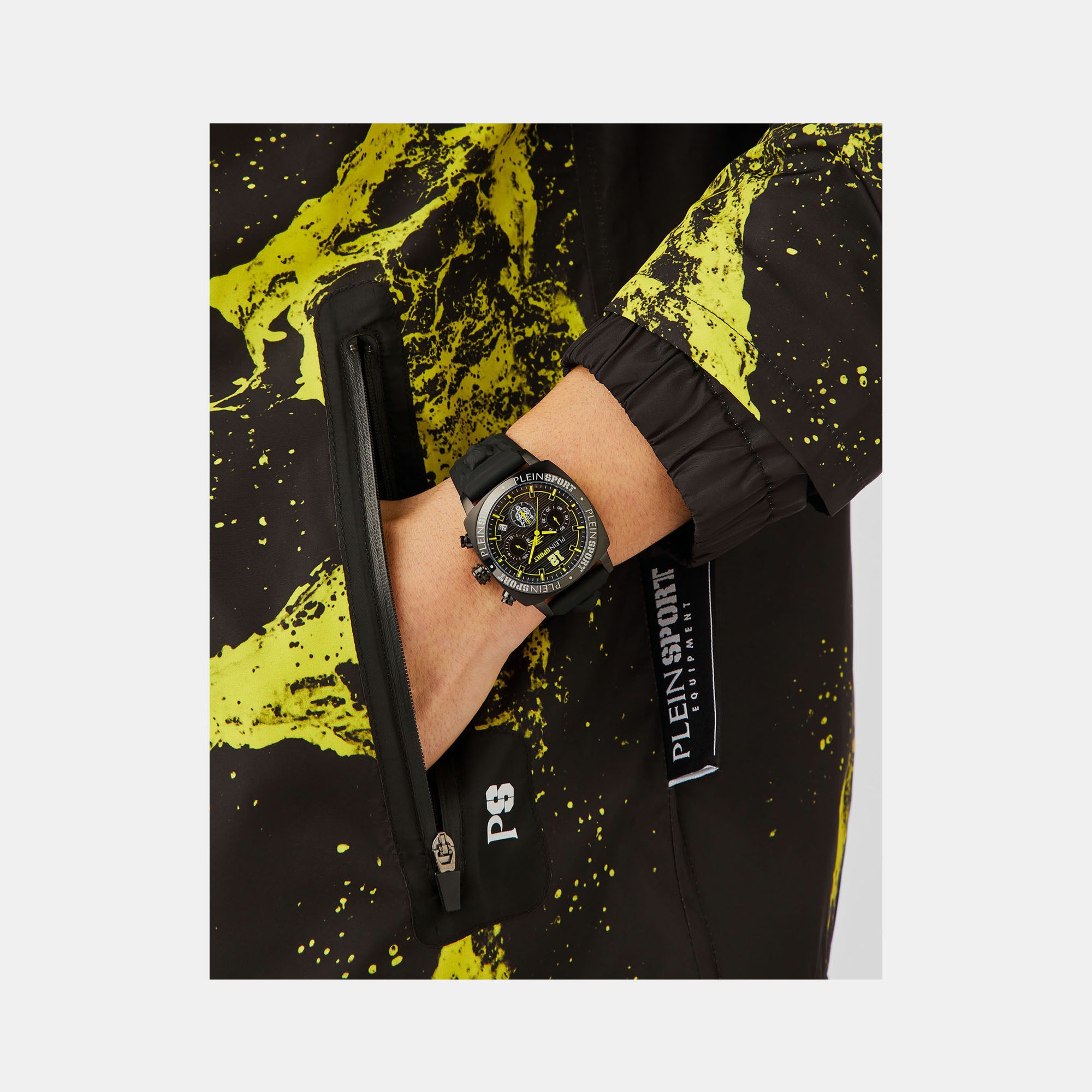 Plein Sports Stainless Steel Round watch