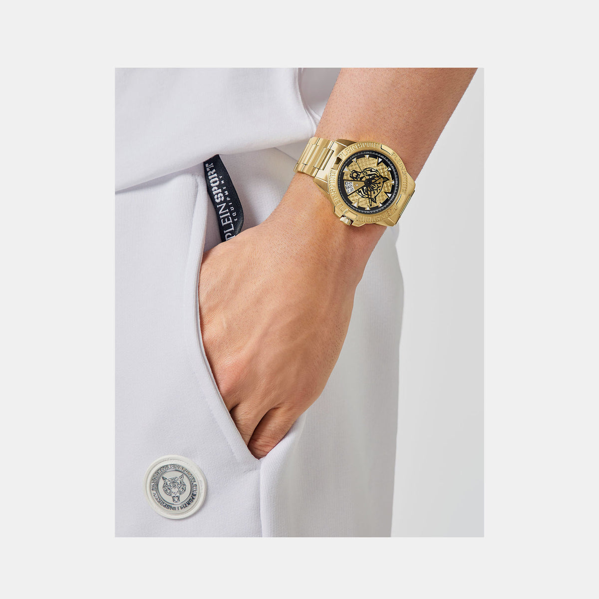 Plein Sports Stainless Steel Round watch
