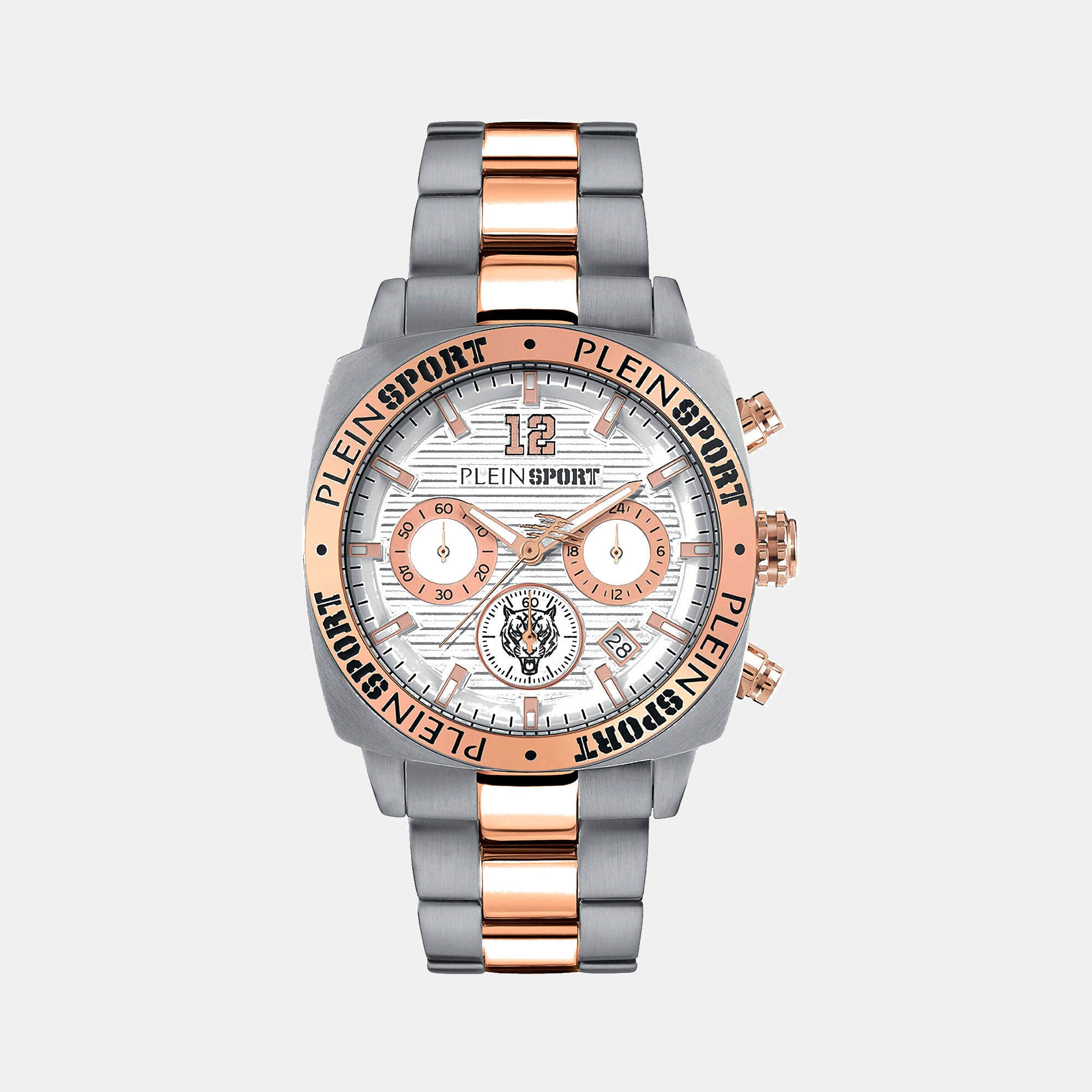 Plein Sports Round White Chronograph watch