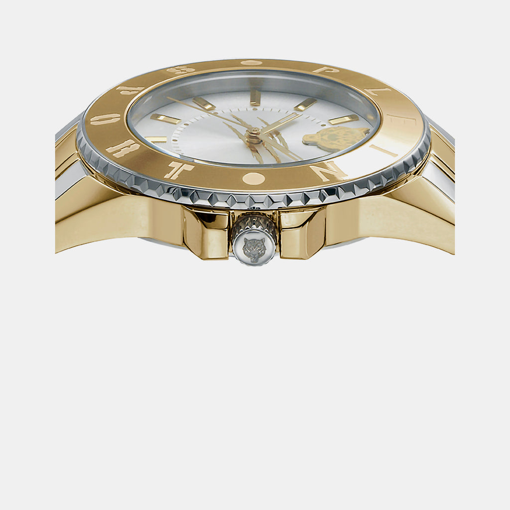 Plein Sports Women Round Silver watch