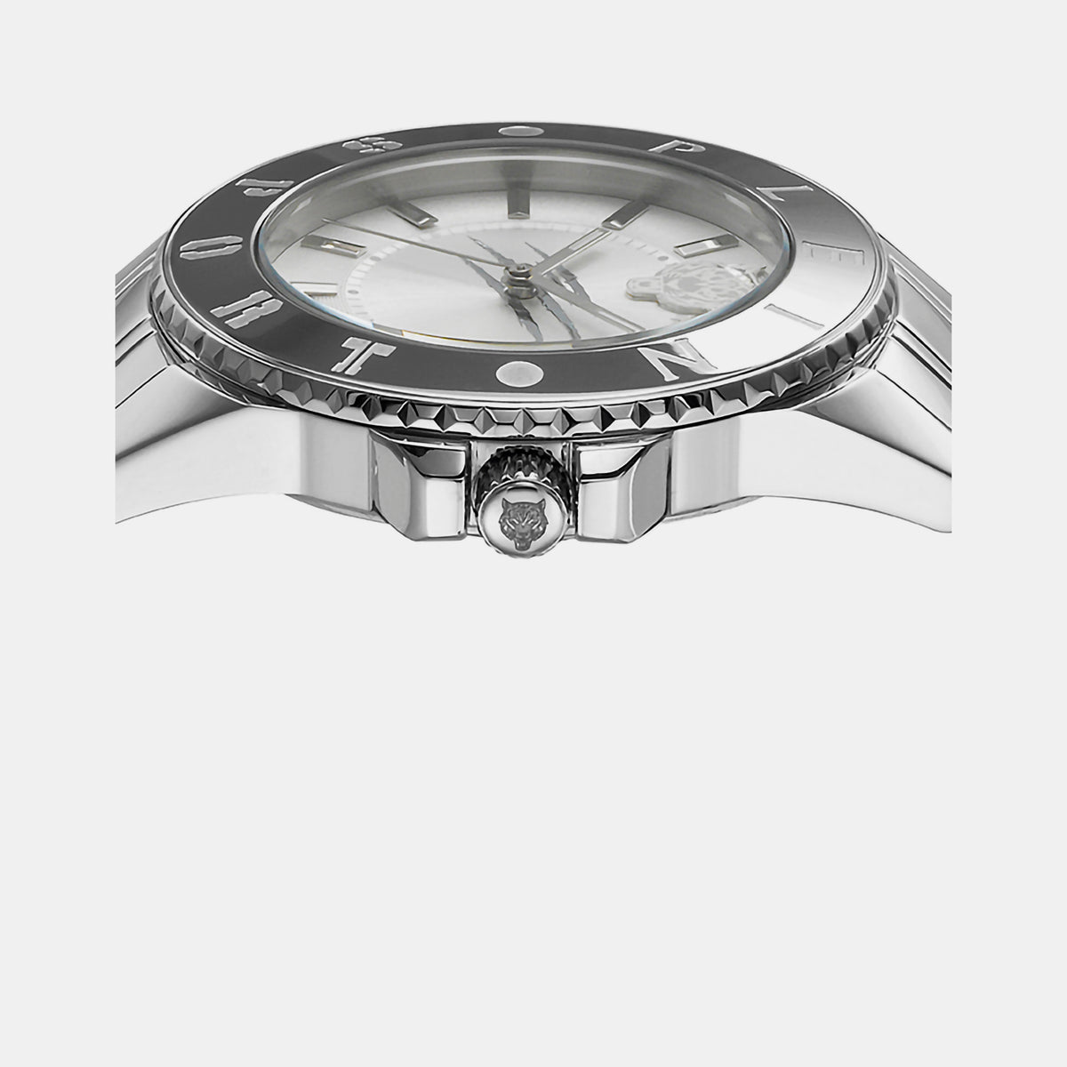Plein Sports Women Round Silver watch