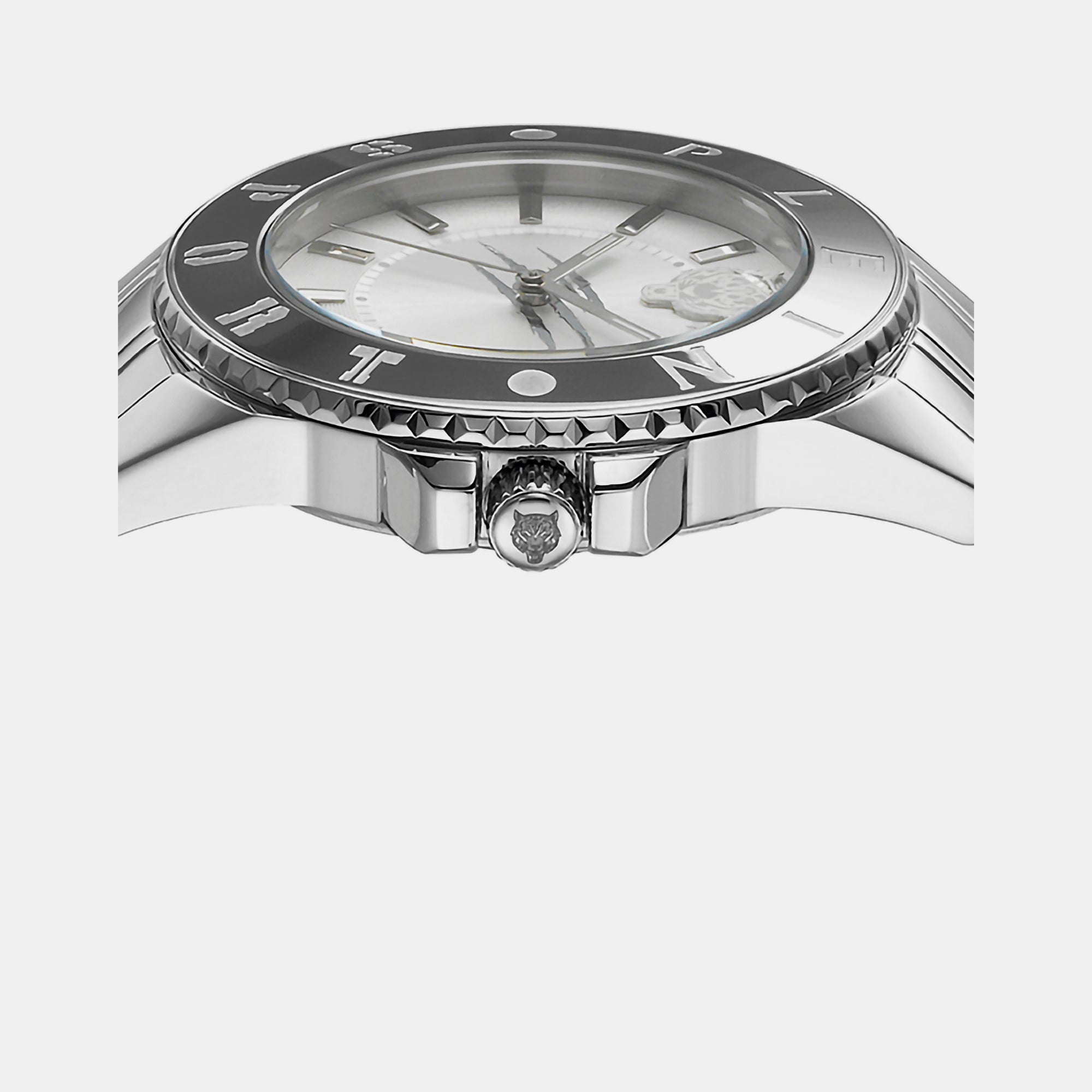 Plein Sports Women Round Silver watch