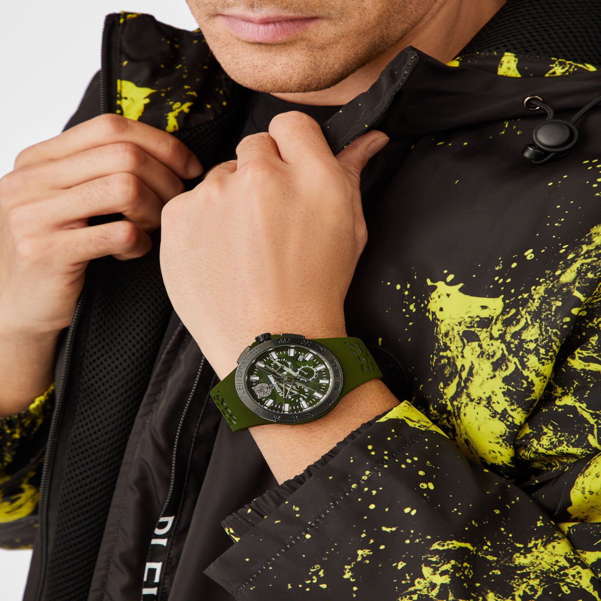 Plein Sports Stainless Steel Round watch