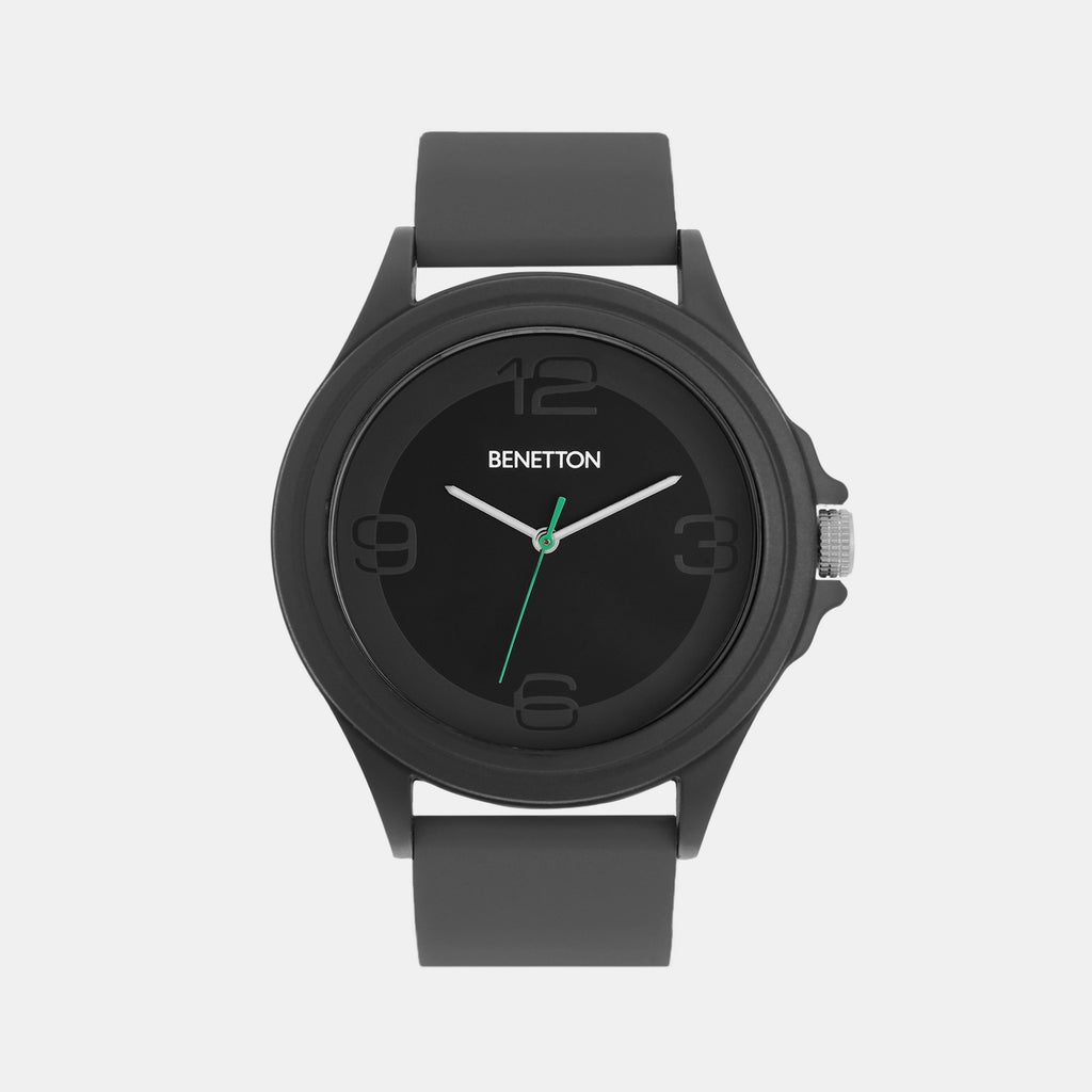 UCB Round Black Analog watch