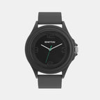 UCB Round Black Analog watch