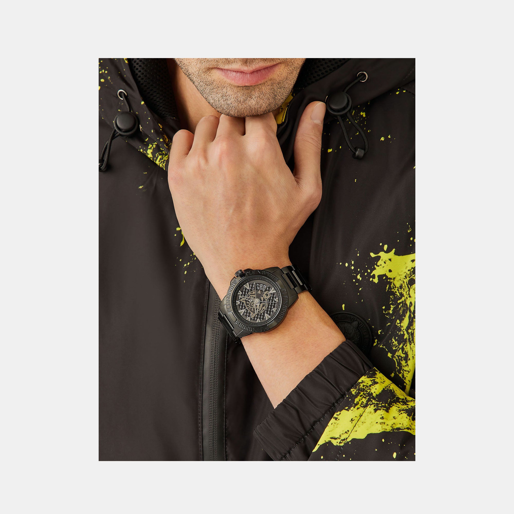 Plein Sports Stainless Steel Round watch