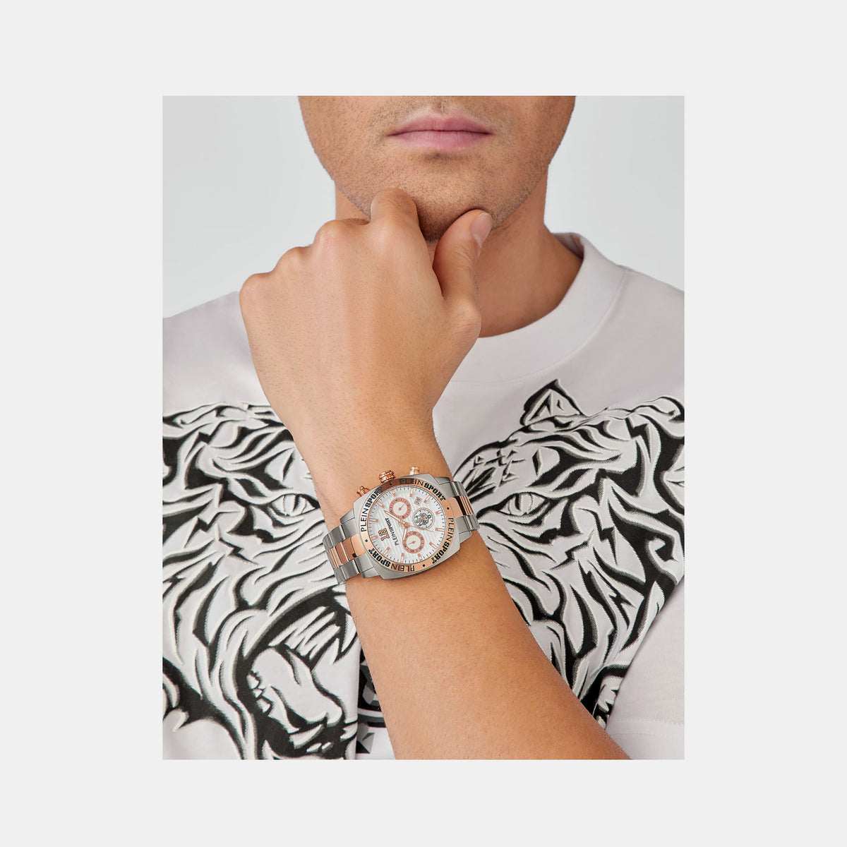 Plein Sports Stainless Steel Round watch