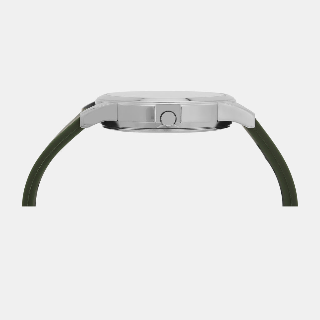 UCB Men Round White watch