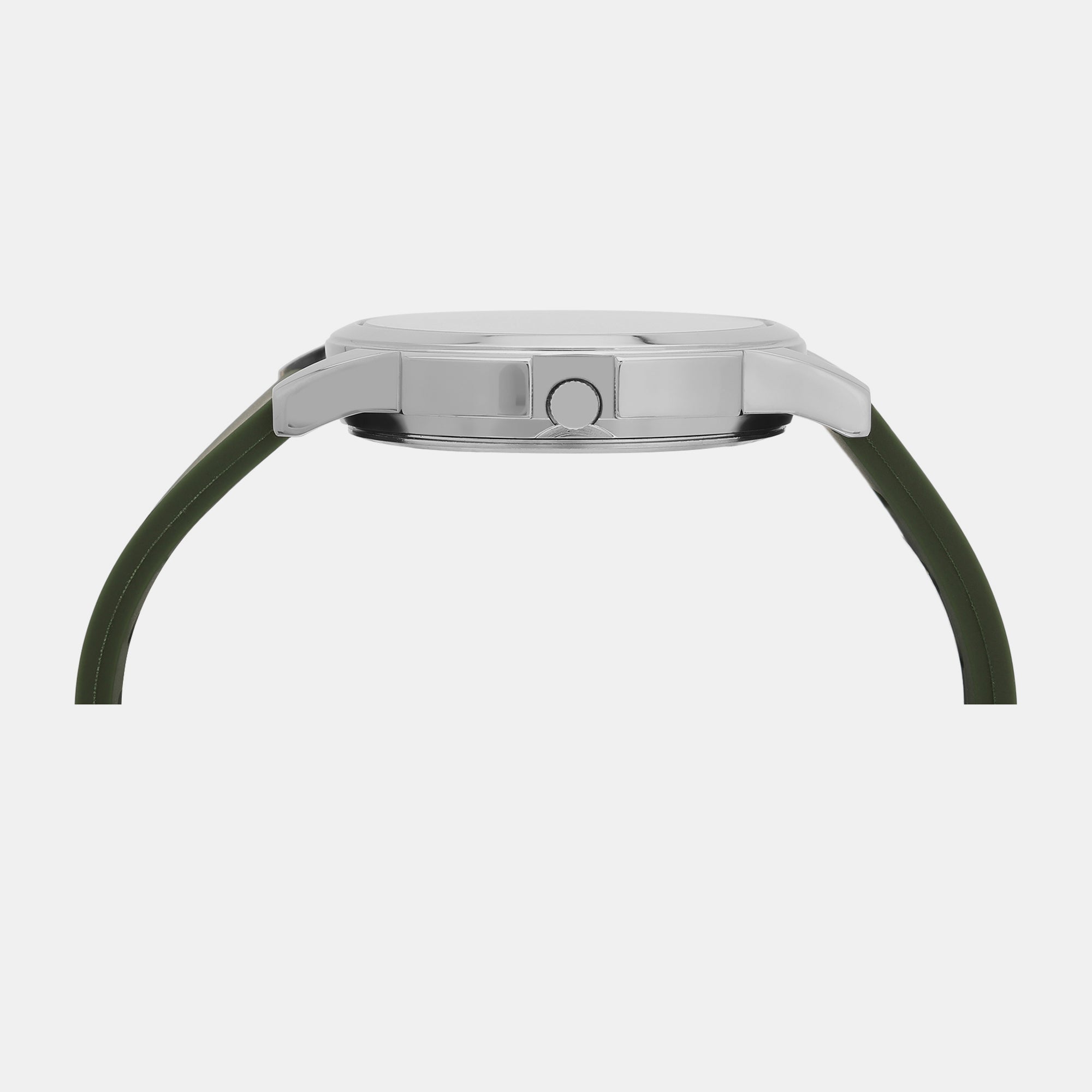 UCB Men Round White watch