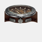 Plein Sports Men Round Brown watch