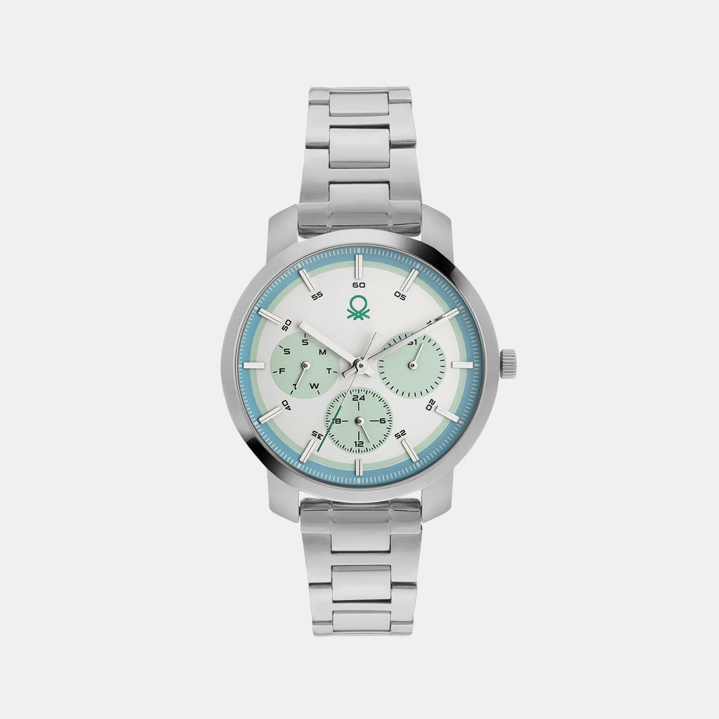 UCB Round Blue Analog watch
