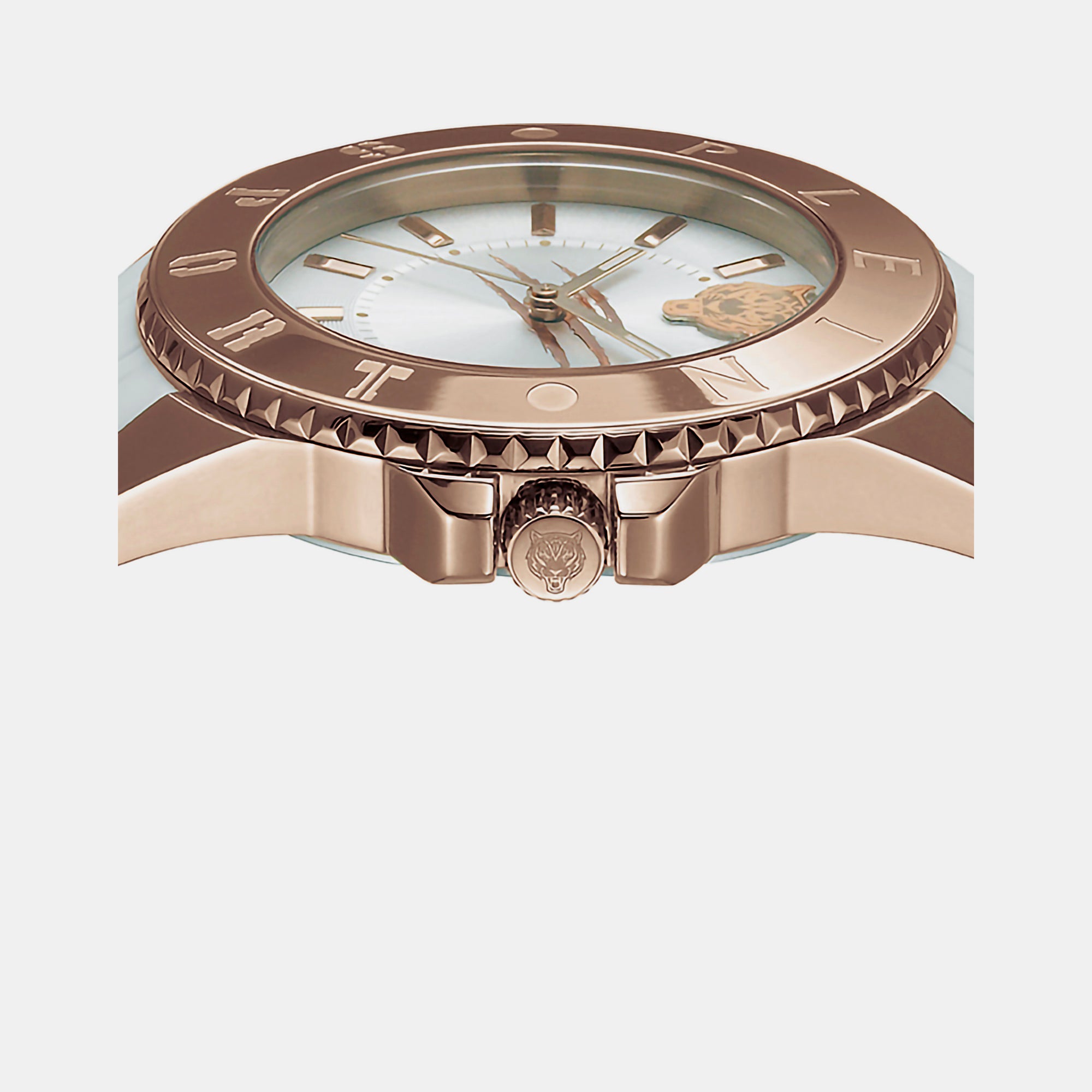 Plein Sports Women Round White watch