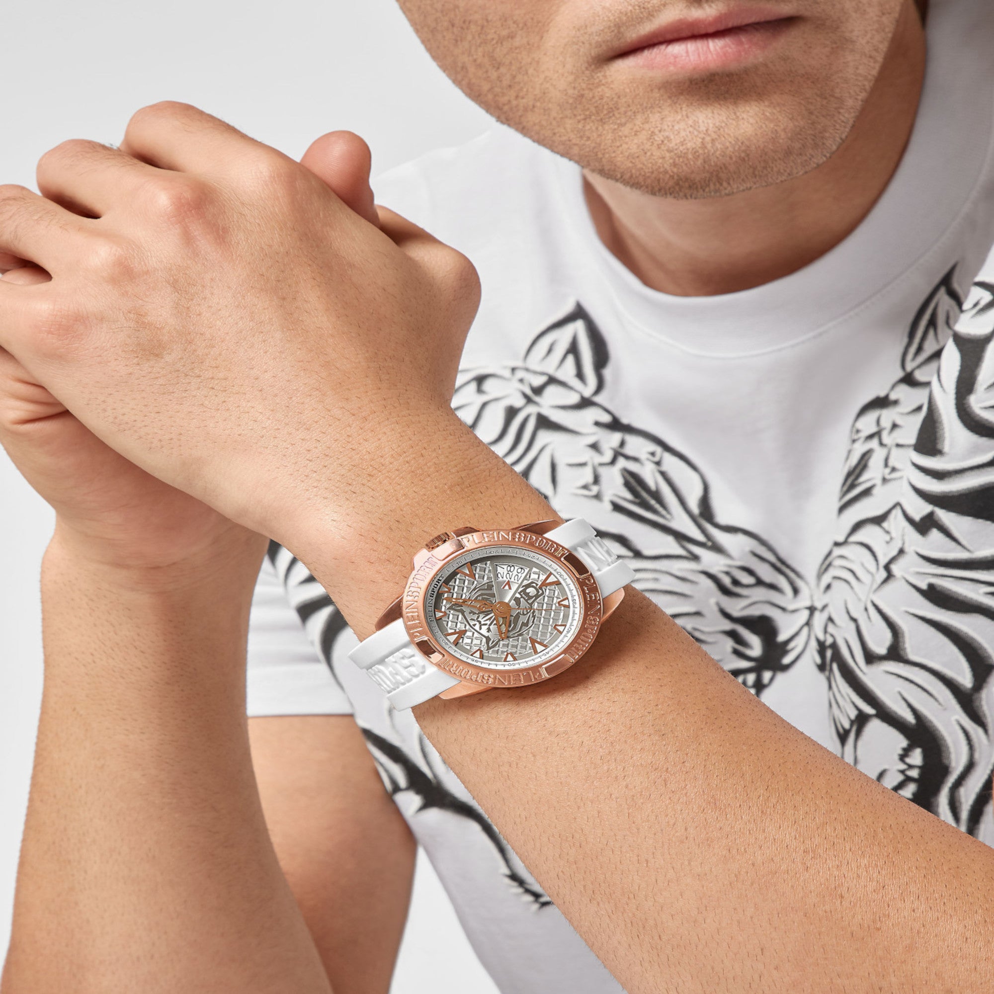 Plein Sports Stainless Steel Round watch