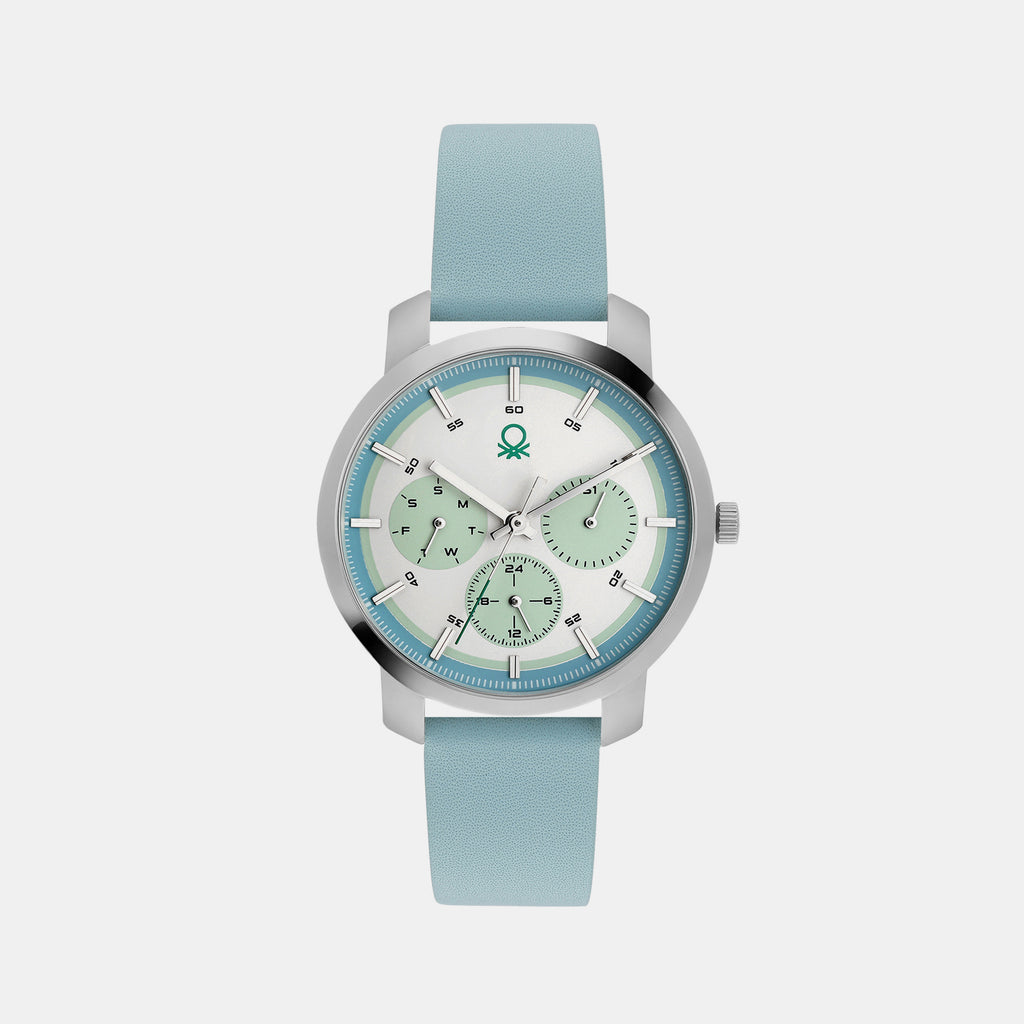 UCB Round Blue Analog watch