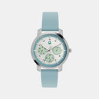 UCB Round Blue Analog watch