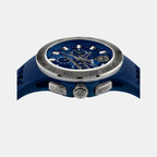 Plein Sports Men Round Blue watch