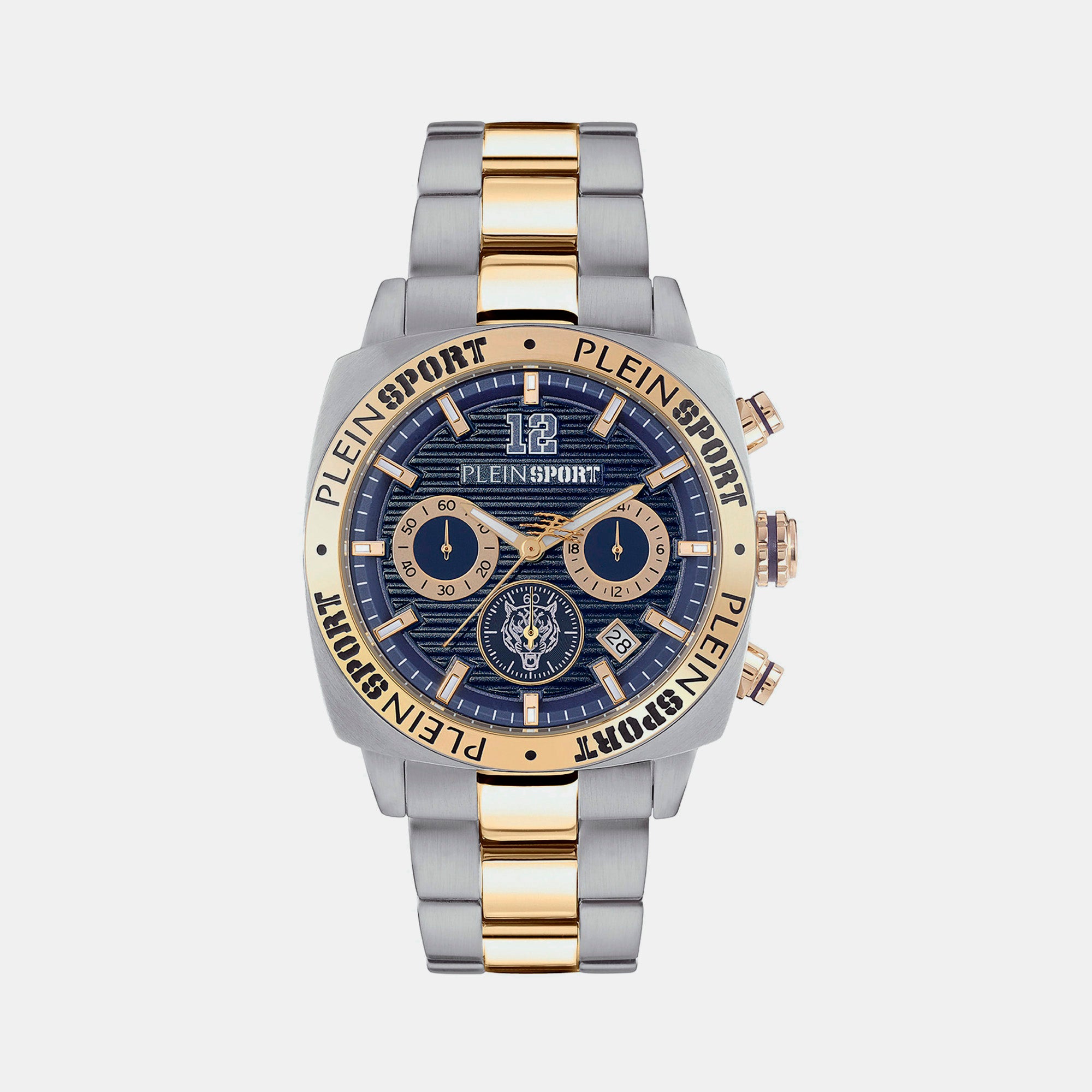 Plein Sports Round Blue Chronograph watch