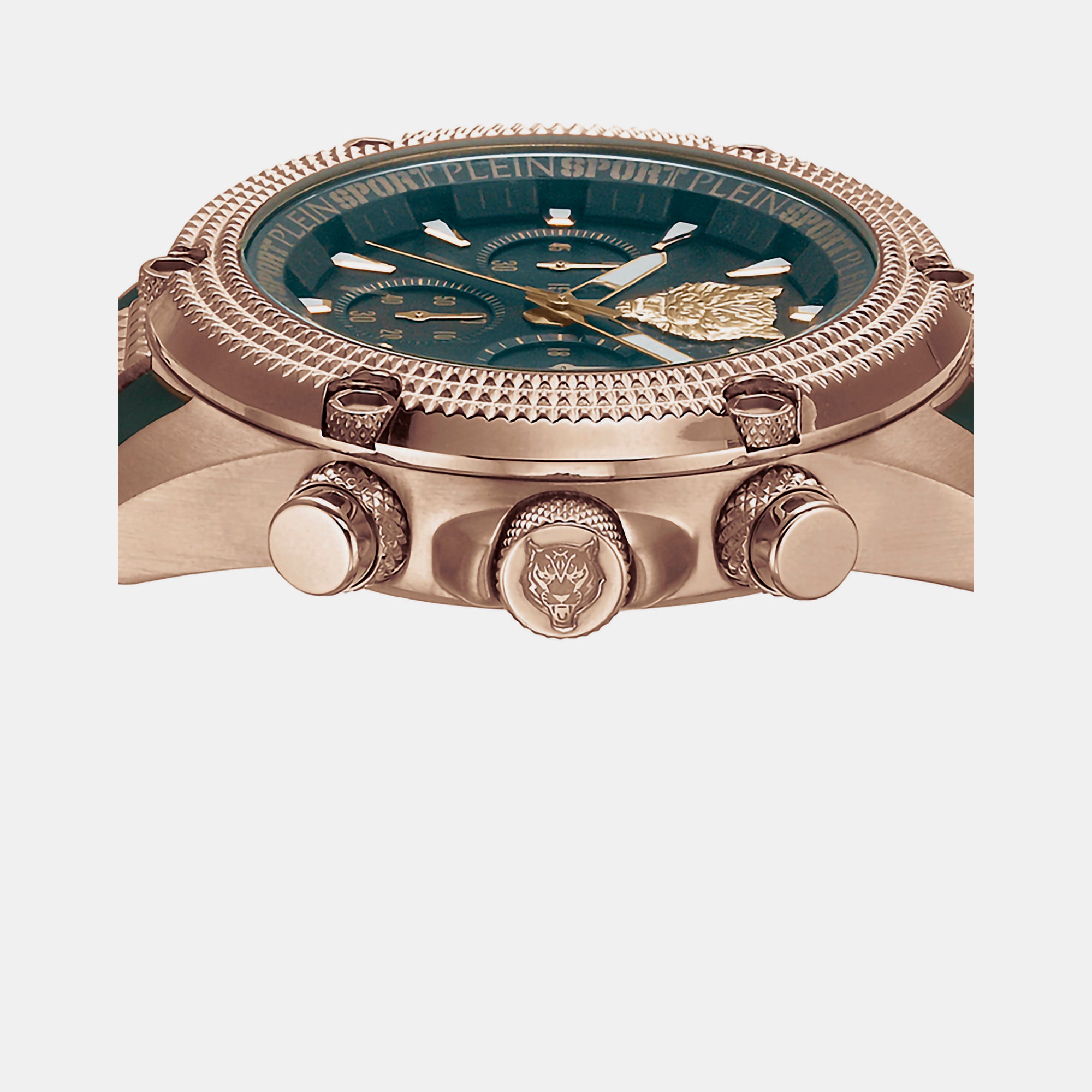 Plein Sports Unisex Round Brown watch