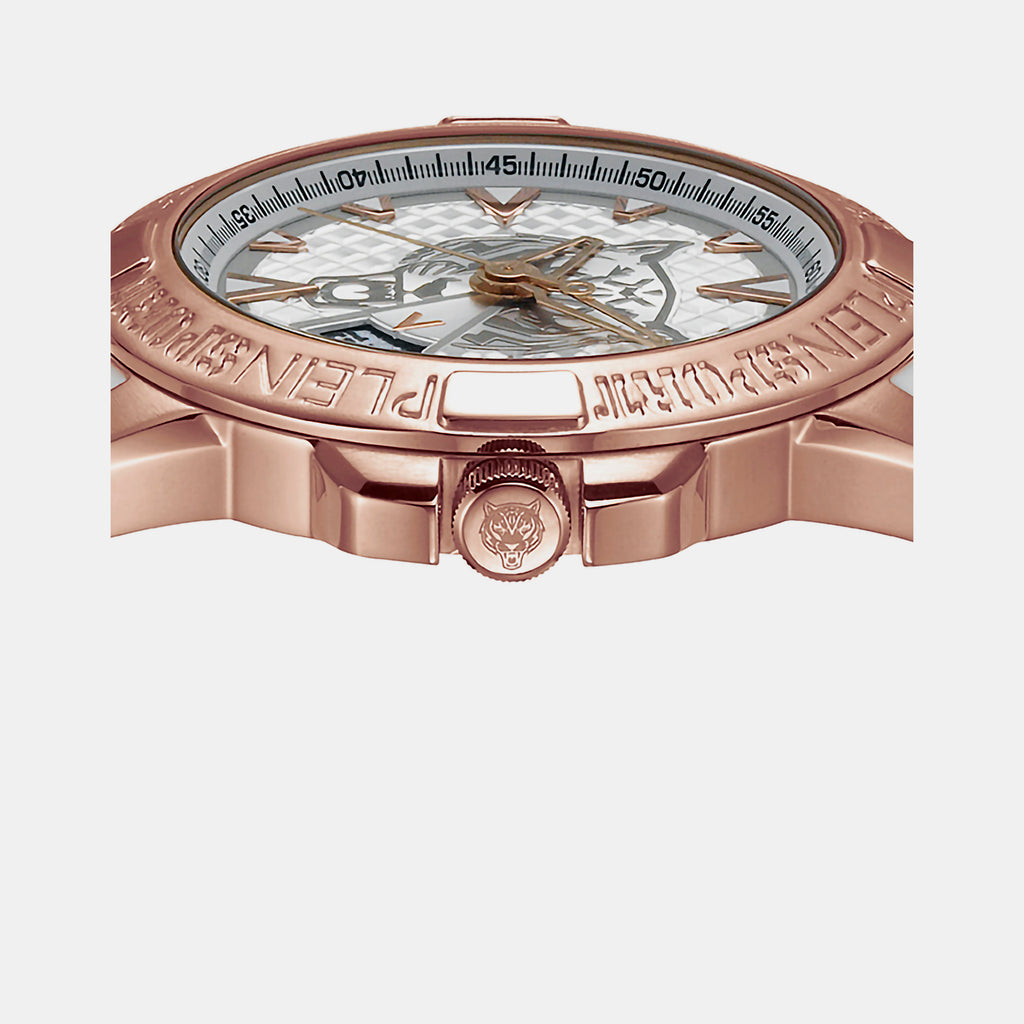 Plein Sports Men Round White watch