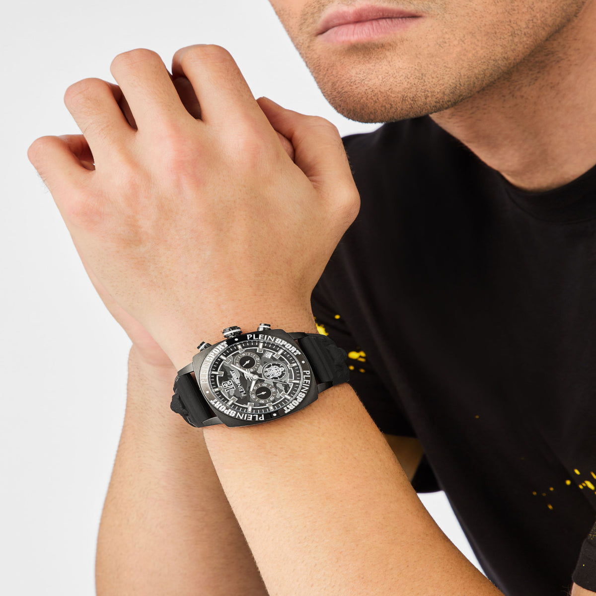 Plein Sports Stainless Steel Round watch