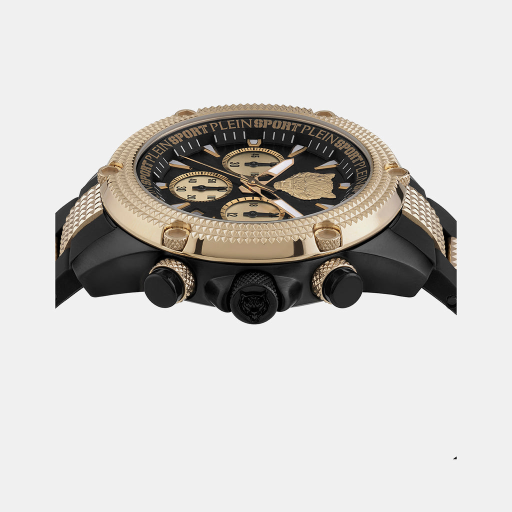 Plein Sports Unisex Round Black watch