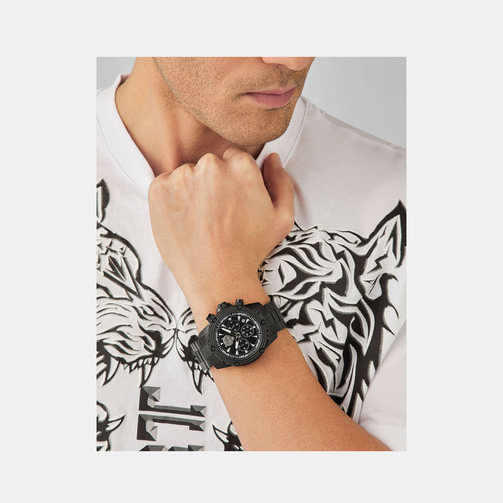 Plein Sports Stainless Steel Round watch