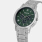 Iconic Green Male Multifunction Analog Stainless Steel Watch UWUCG0807